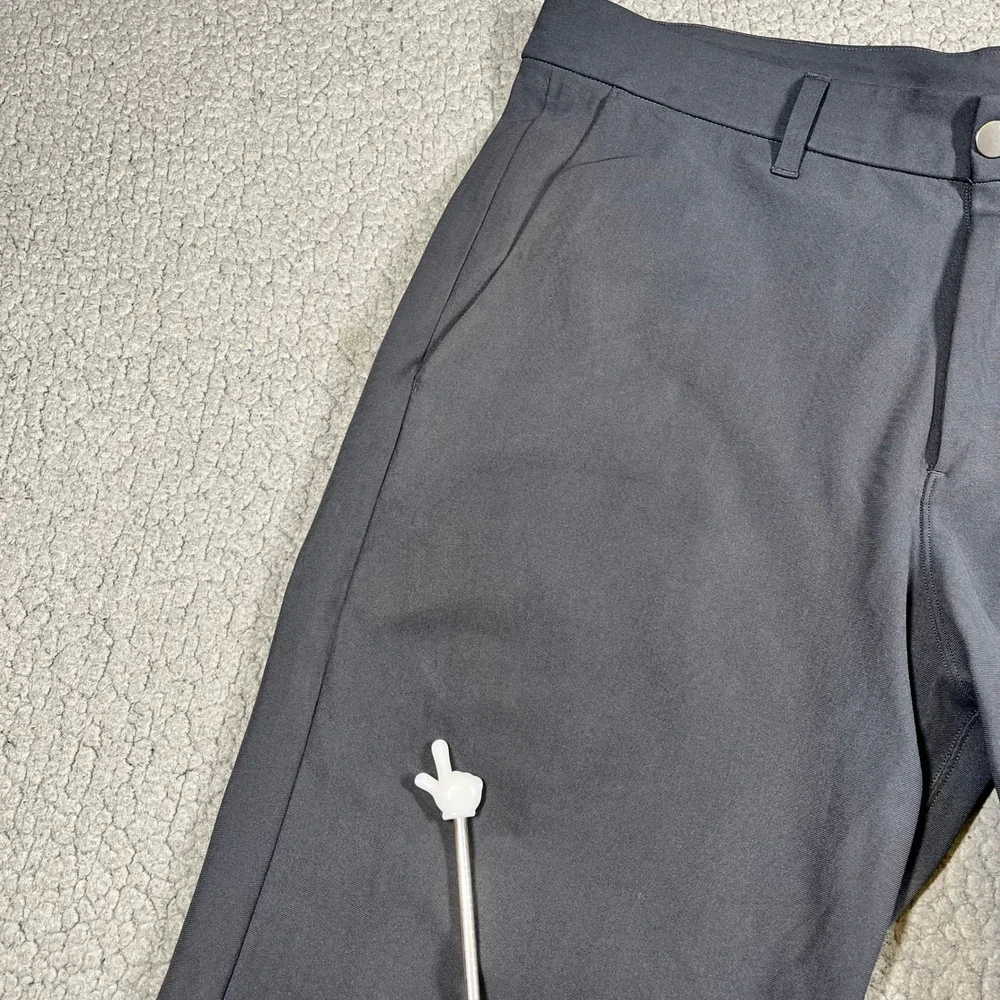 Lululemon Commission Pant Slim Warpstreme 34 Dark Gray Technical Chino 6190